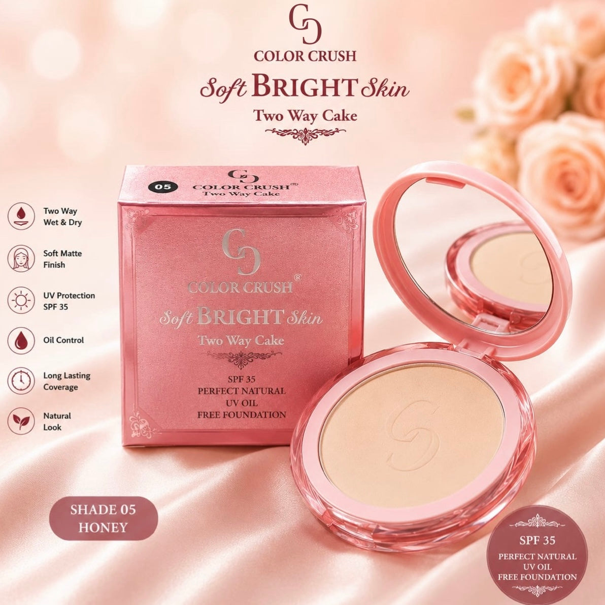 Soft Bright Skin Two Way Cake Face Powder