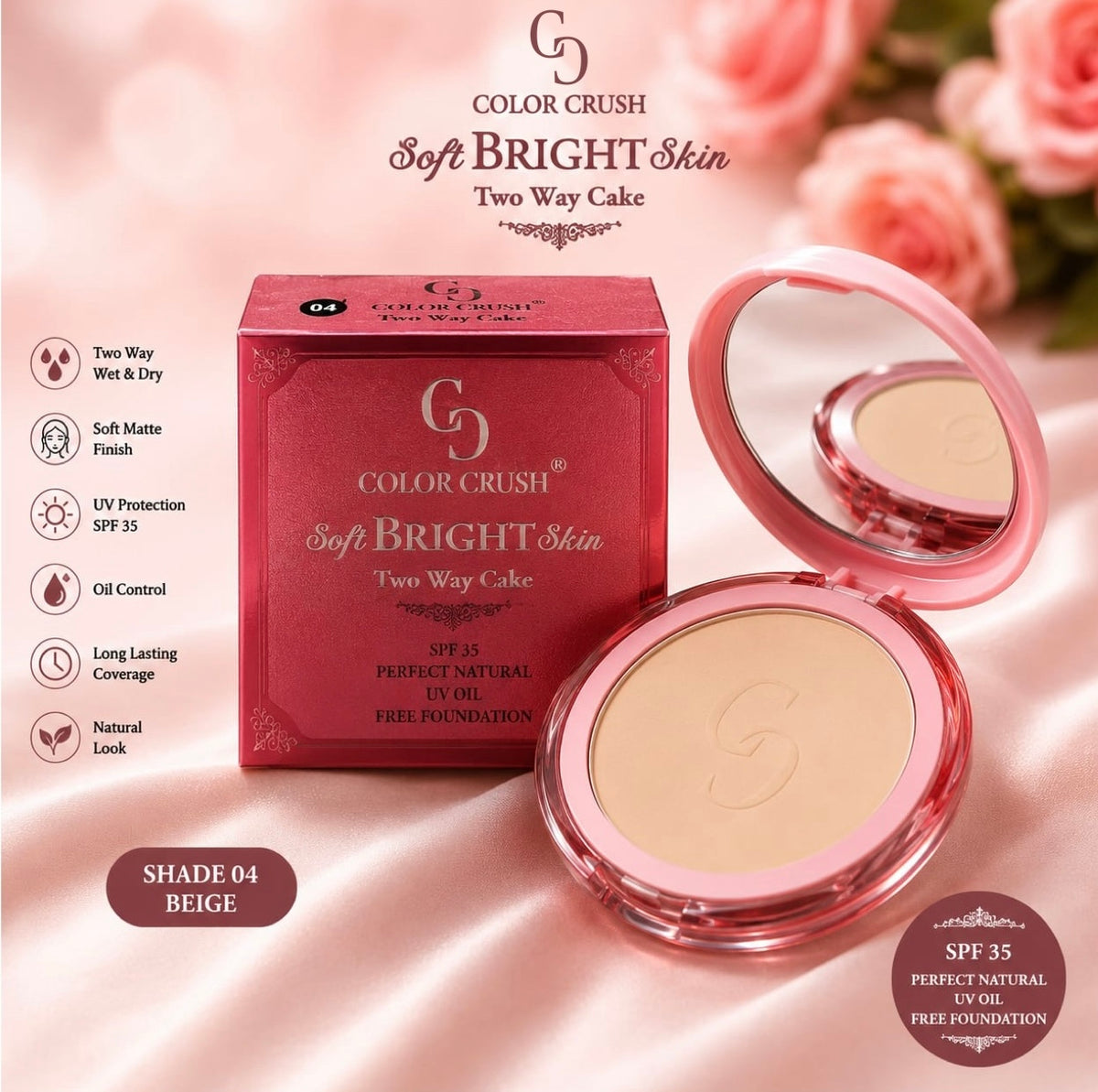 Soft Bright Skin Two Way Cake Face Powder
